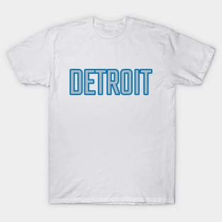 Detroit Lions Colors FRONT PRINT T-Shirt